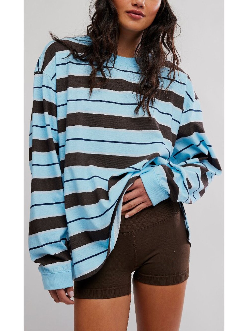 🆕 FP MOVEMENT Printed Hustle Layer / Bright Blue Chocolate